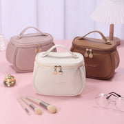 Large Capacity Makeup Bag – Portable Travel Toiletry Cosmetic Organizer