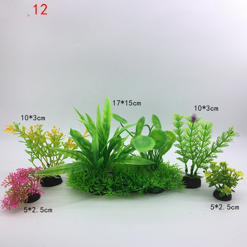 Fish Tank Decoration Simulation Water Plant Aquarium Landscaping