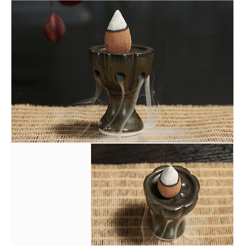 Ceramic Incense Burner Backflow Home Decoration