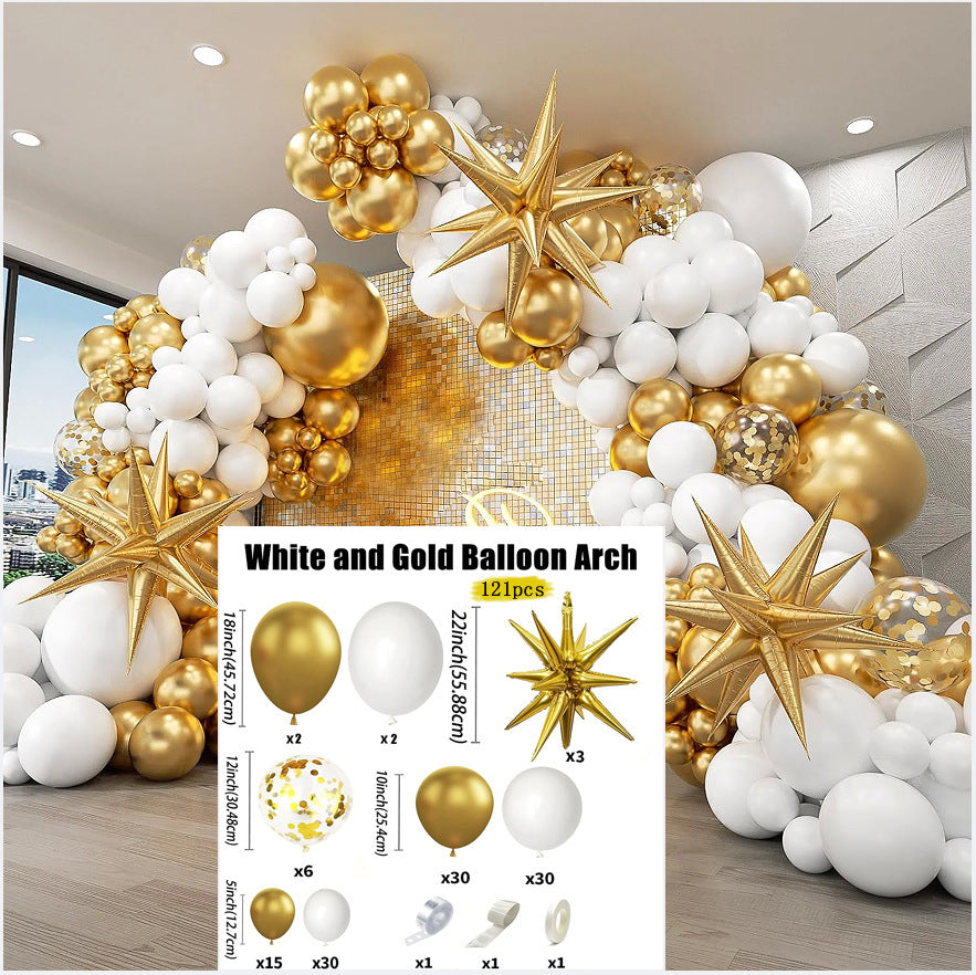 Explosion Star Thickened Balloon Chain Package Birthday Party Graduation Activity Arrangement Balloon