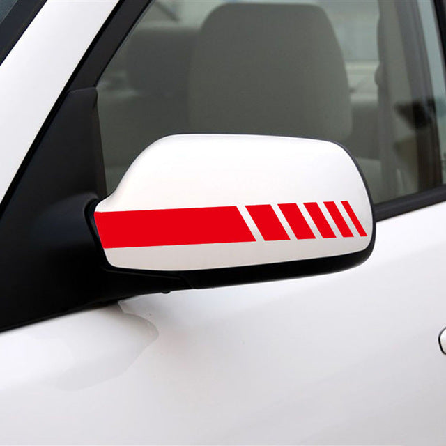 Rearview Mirror Car Sticker – Waterproof Reflective Decal