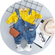 Baby Denim Strap Set – Stylish Outfit
