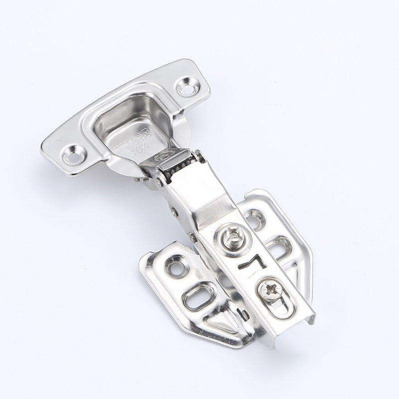 Stainless Steel Cabinet Door Hinge Closet Door Hinge Mute Damping Cushion Hinge Stainless Steel Hinge