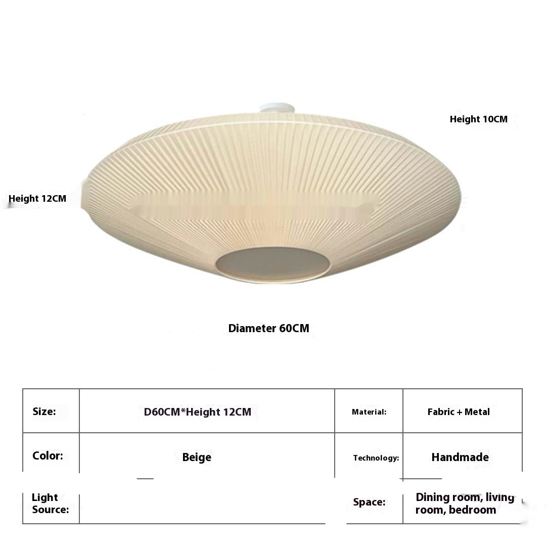 Chinese Creative Minimalist Aisle Fabric Ceiling Lamp