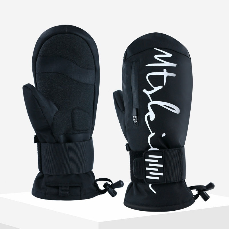 Men’s Waterproof Ski Gloves – Winter Warm with Fender