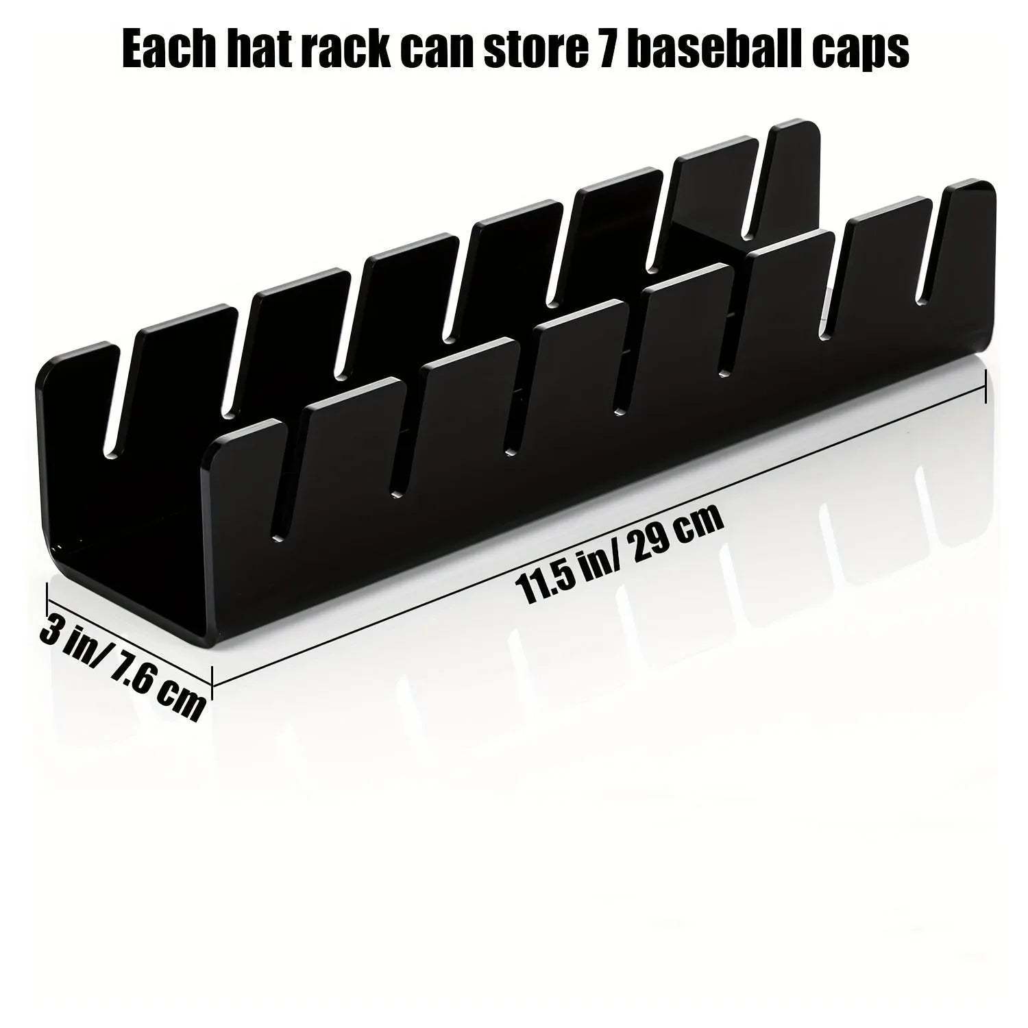 Home Baseball Cap Storage Acrylic Hat Rack