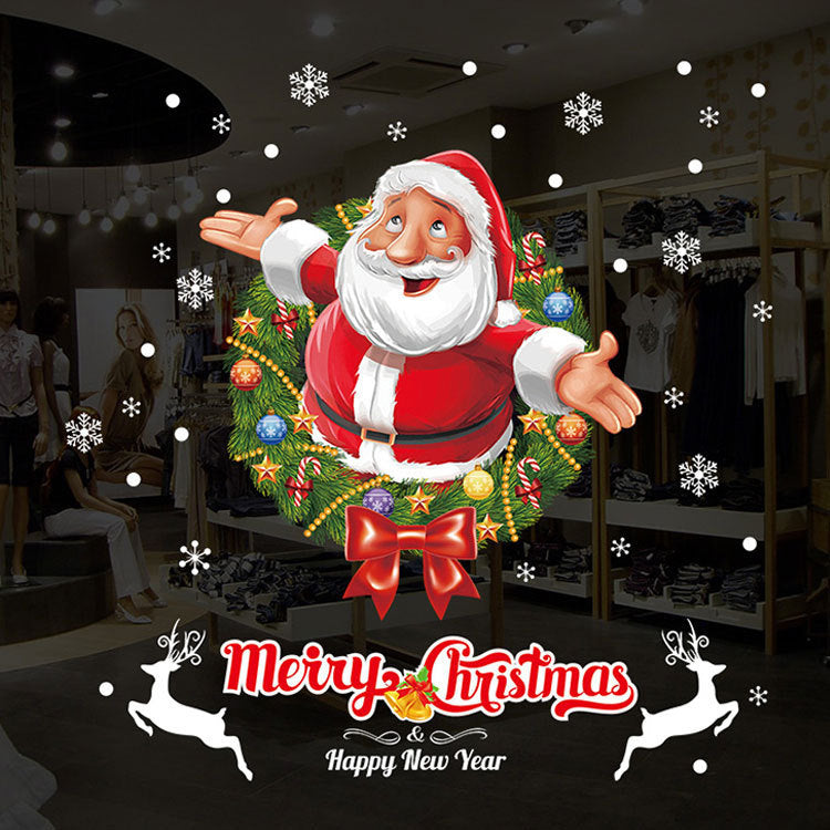 Self-adhesive Decorative Festive Christmas Wall Stickers