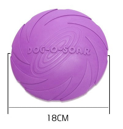 Natural Rubber Dog Flying Disc Toy
