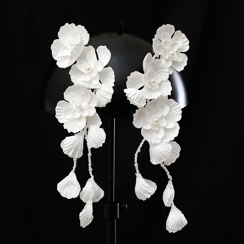 Bridal Flower Ornament Simple Retro Wedding