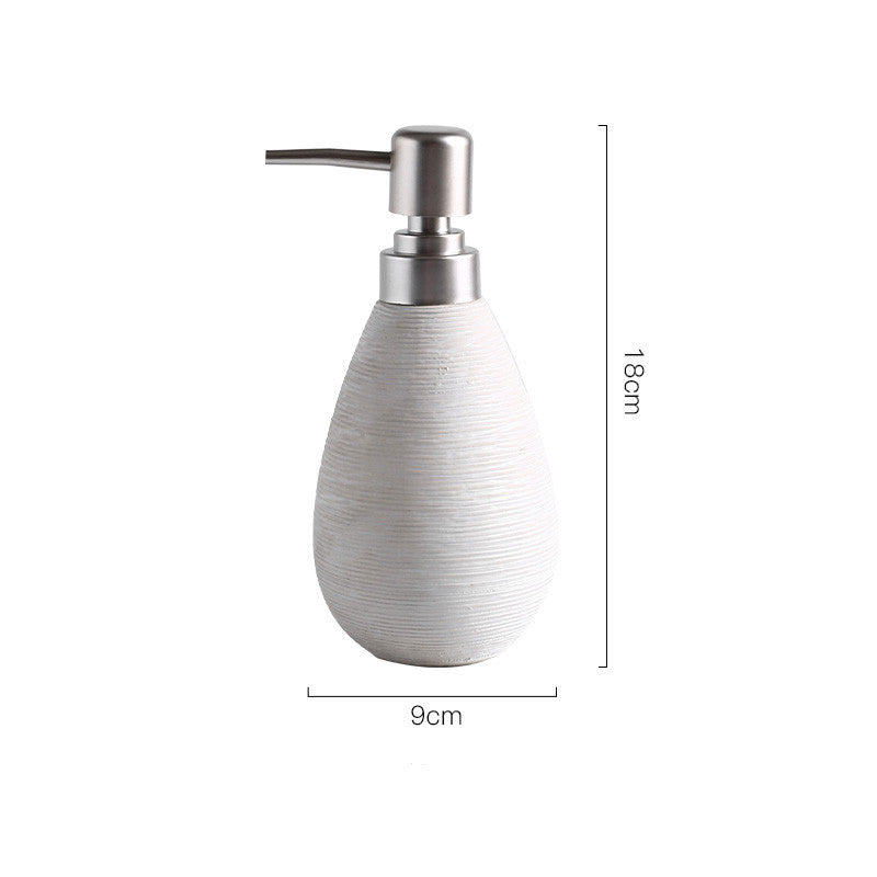 Ceramic Bathroom Bottles – Shower Gel & Lotion Dispensers