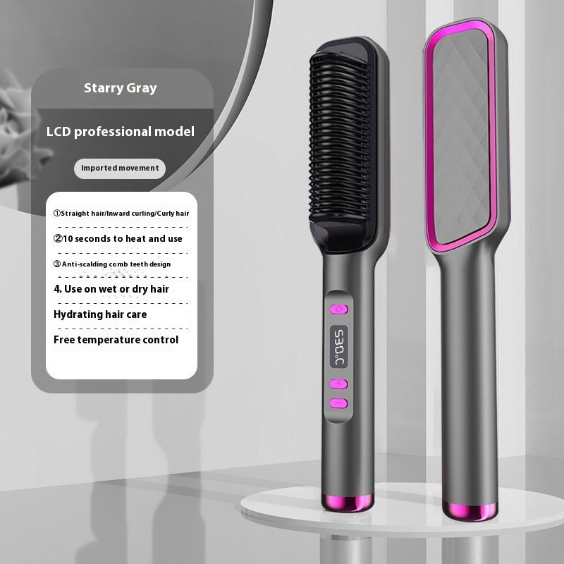 Negative Ion Straight Comb – Anti-Frizz Damage-Free Hair Straightener