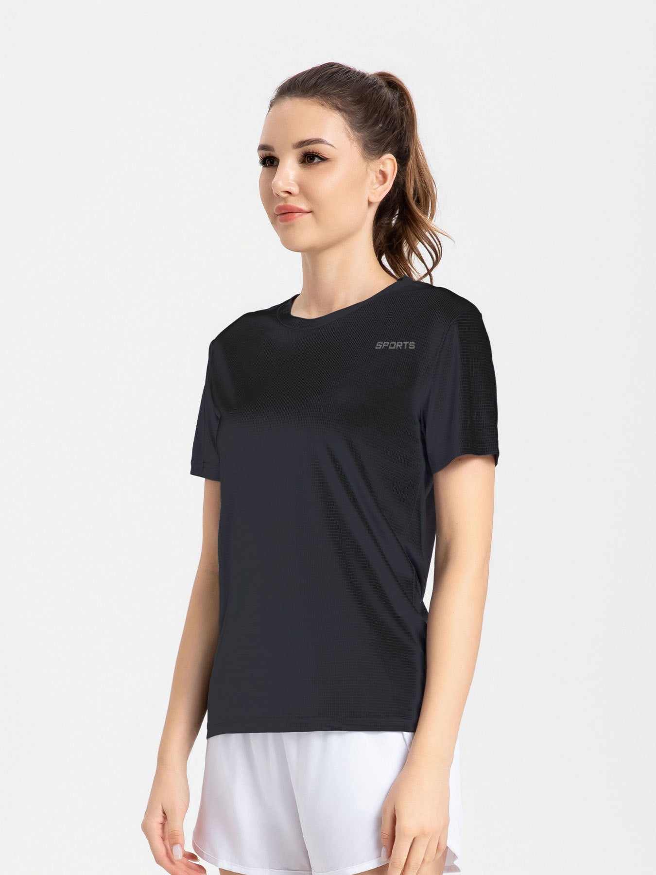 Women’s Quick-Dry Sports T-Shirt – Breathable Short Sleeve Gym & Running Top