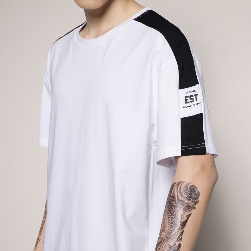 Simple short sleeve cotton t-shirt men's shirt