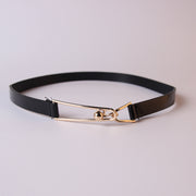 Fashion Personality Top Hat Button Belt Accessories
