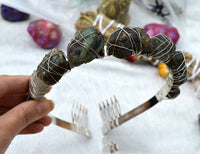 Grey labradorite