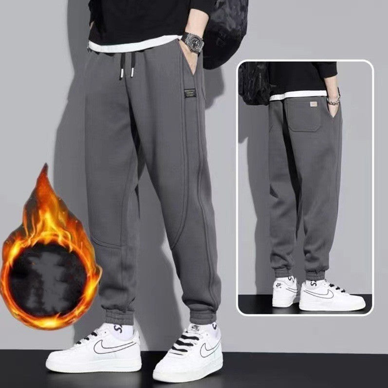 Men’s Thick Cotton Warm Pants – Autumn & Winter Style