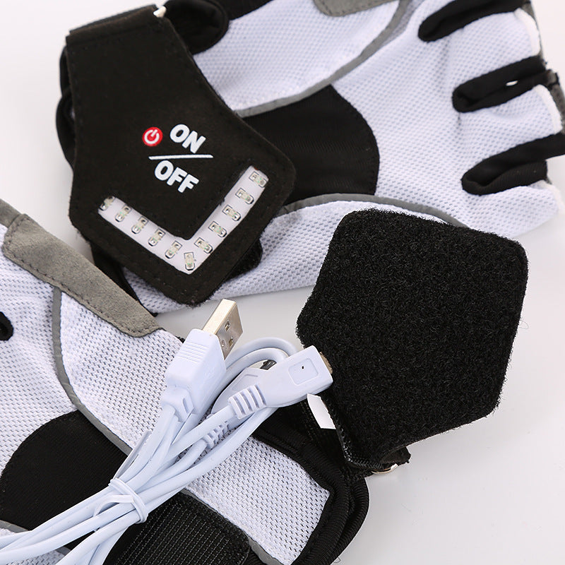 Turn Auto Sensing Sport Riding Gloves – LED Signal, Tactical Protection & Smart Visibility