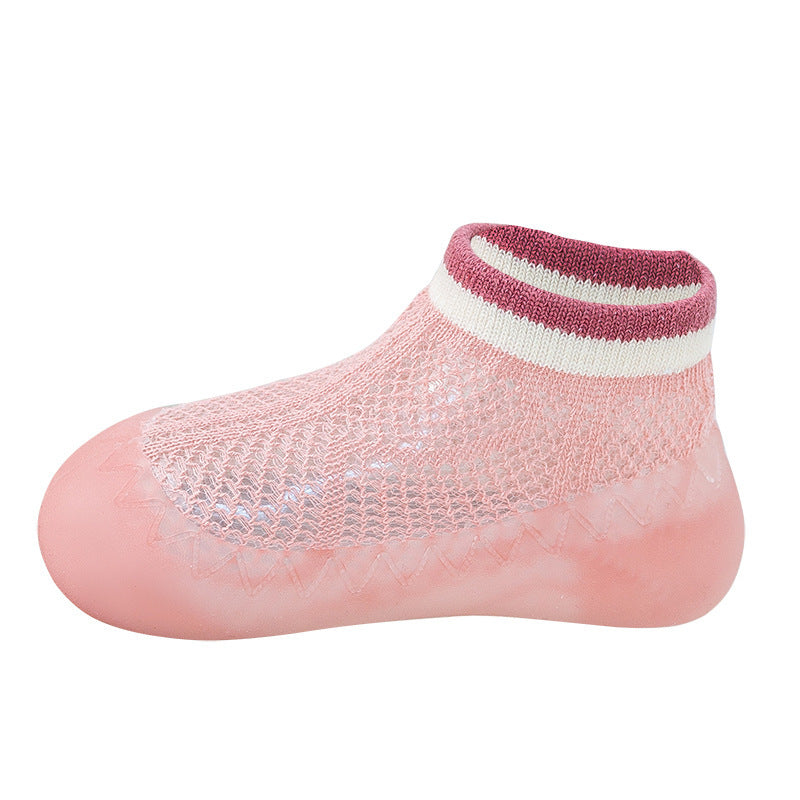 Children's Mesh Anti-mosquito Sock Shoes Baby Summer Baby Non-slip Room Socks
