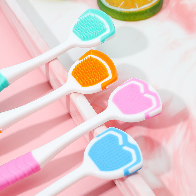 Tongue Coating Brush Cleaner Multifunction