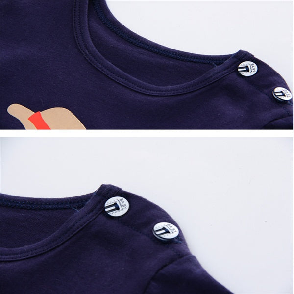 Unisex Baby T Shirt Set Cotton Regular Fit Summer Wear
