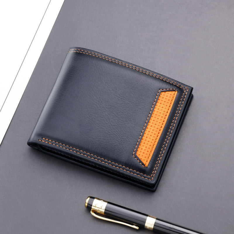 Unisex PU Leather Premium Slim Card Wallet Solid Color