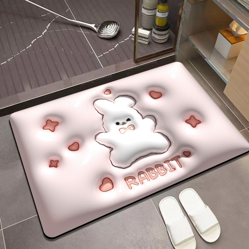 Foot Mats for Household Bathroom Entrance – Absorbent & Non-Slip