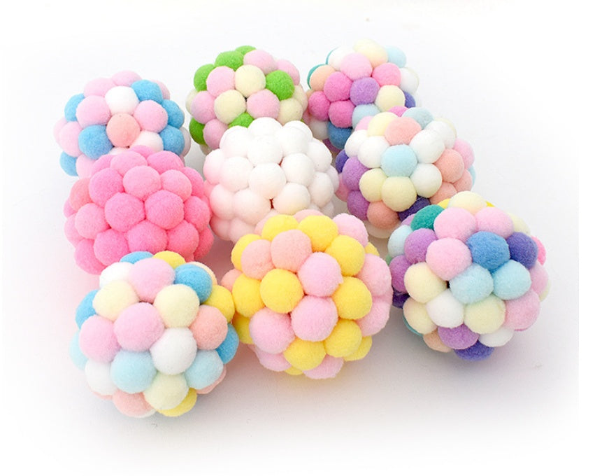 Cat Toy Cat Self-hey Rainbow Bell Interactive Ball