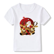 Unisex Cotton Crew Neck Christmas Tee Regular Fit Kids