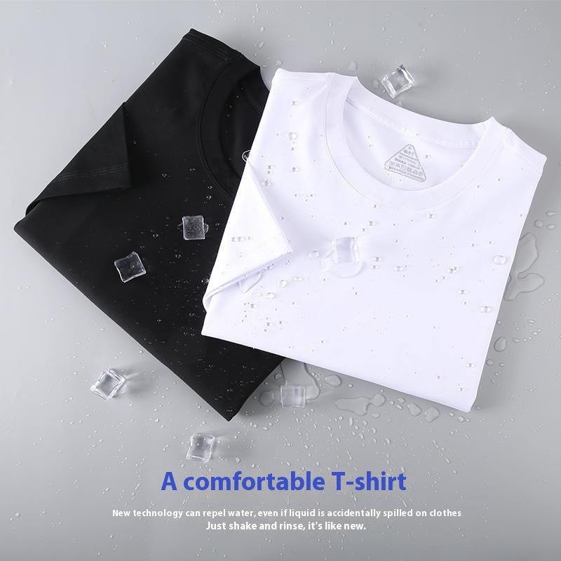 Ice Skin-friendly Short Sleeve Absorb Sweat Running Breathable
