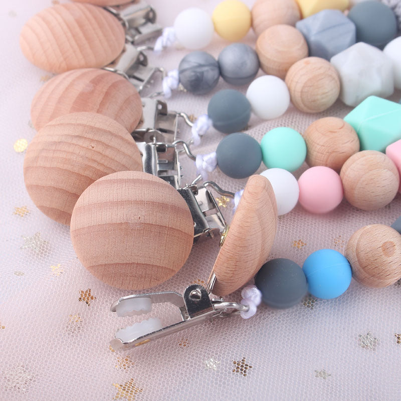 SnugLink Silicone Pacifier Clip – Safe & Stylish Baby Chain Holder