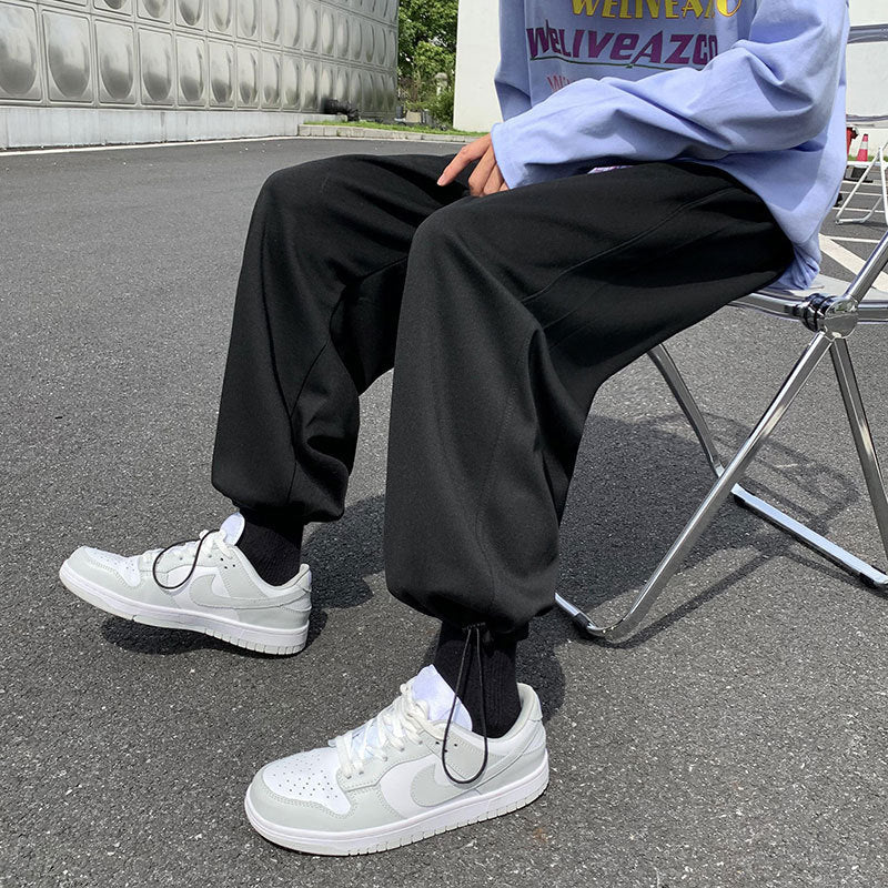 Men’s Ninth-Length Loose Sweatpants – Spring & Autumn