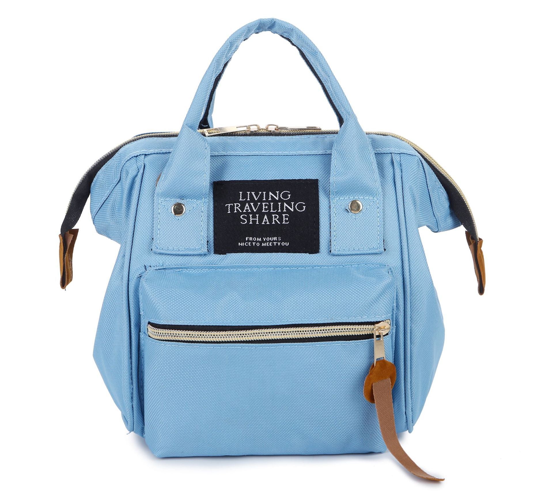 MomMini Oxford Shoulder Backpack – Compact, Cute & Functional for Moms