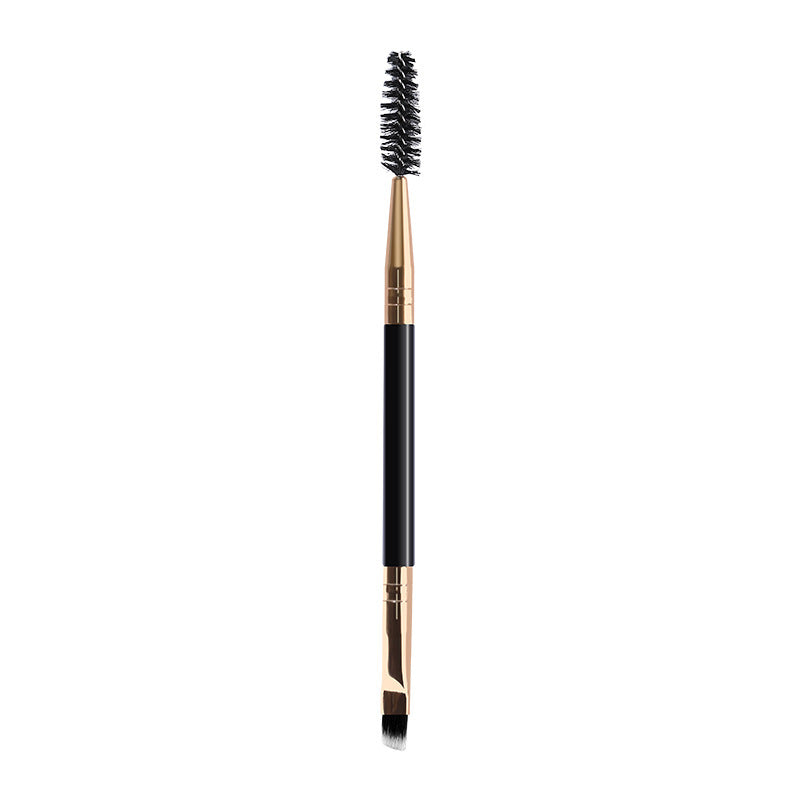 Spiral Angled Makeup Double Ended Eyebrow Brush