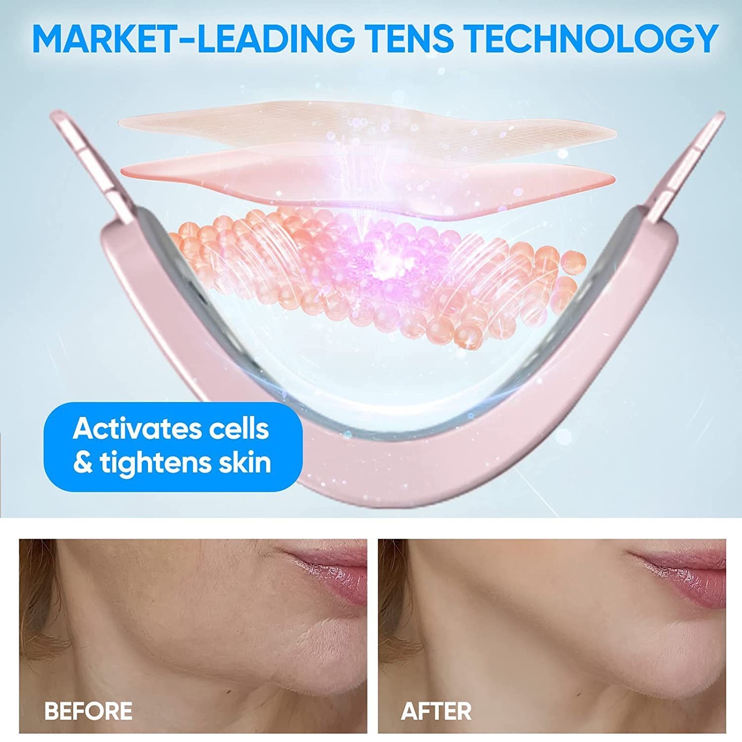 Vibration V-Face Beauty Massager Device