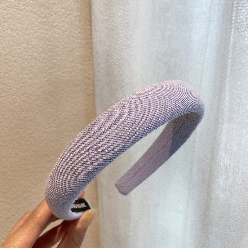 Simple Hair Accessories High Cranium Sponge Cloth Headband