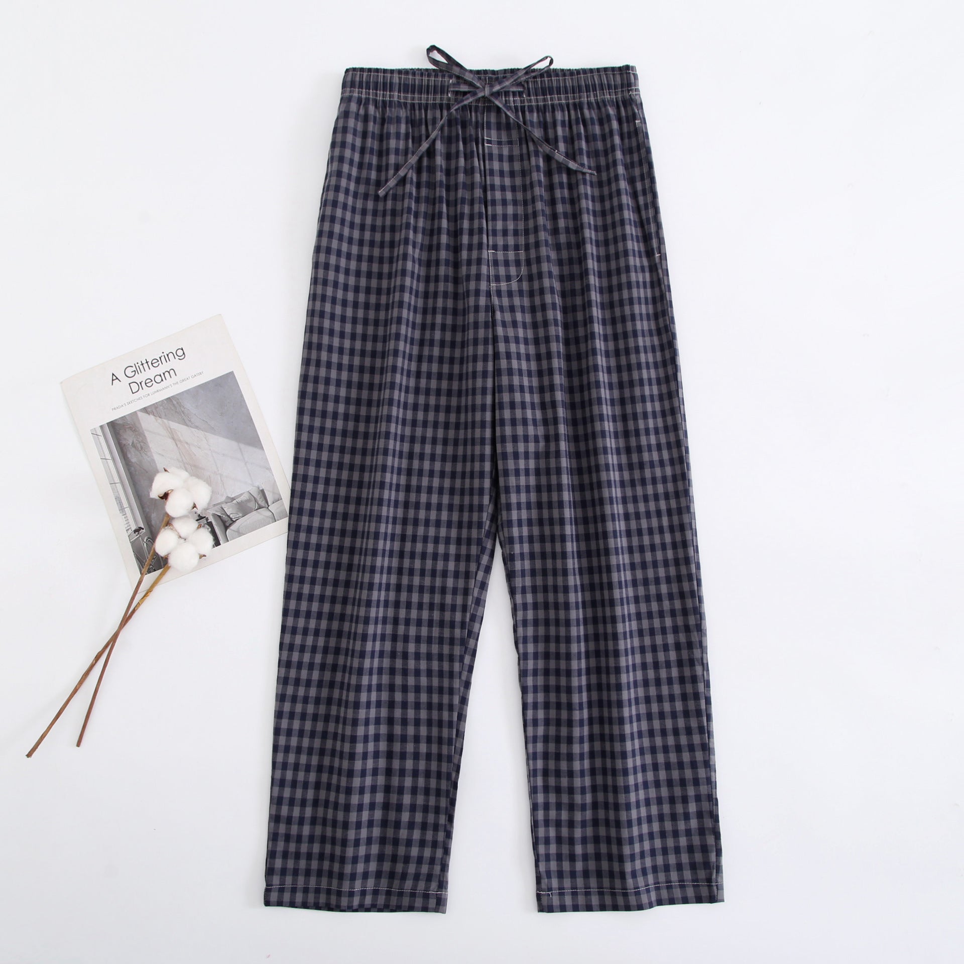 Men's Thin Pajamas Cotton Comfortable And Breathable