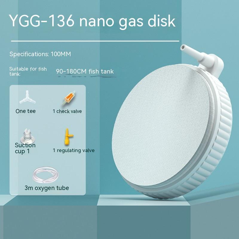 Aquarium Oxygen Increasing Microporous Strip Head Fish Tank Nano Refiner Bubble Plate Mute