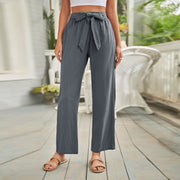 Women’s Winter Fleece Jogger Sweatpants – High-Waist Sports Pants with Pockets