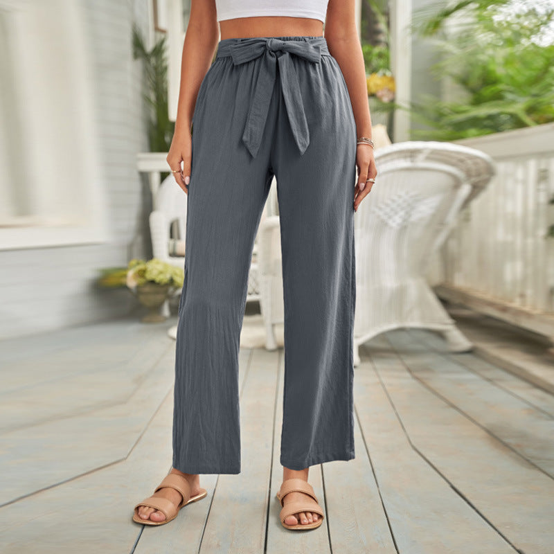 Women’s Winter Fleece Jogger Sweatpants – High-Waist Sports Pants with Pockets
