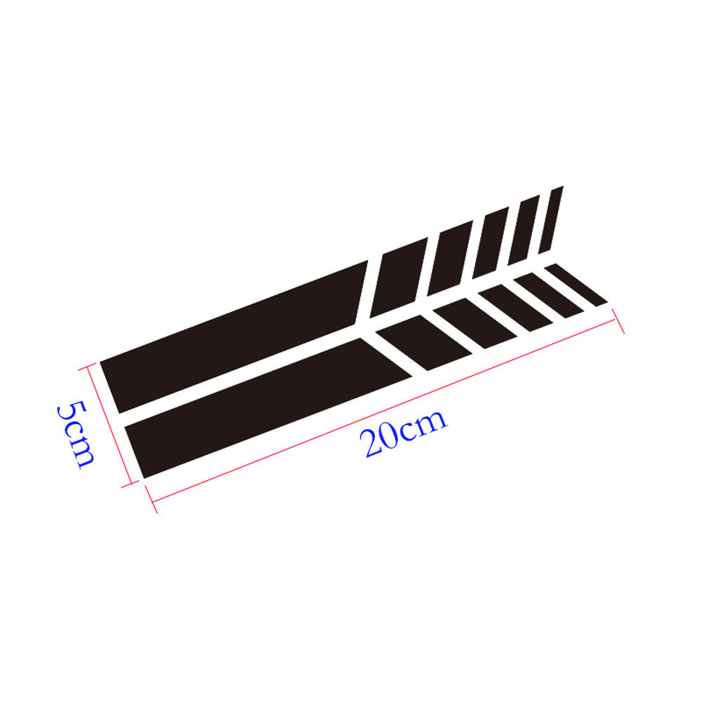 Rearview Mirror Car Sticker – Waterproof Reflective Decal