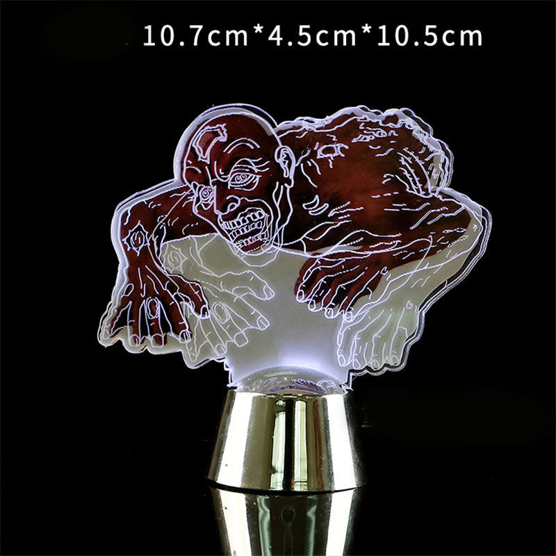 Halloween LED Night Light Desktop Horror Ornaments Lamp Holiday Bar Home Party Decoration Prop
