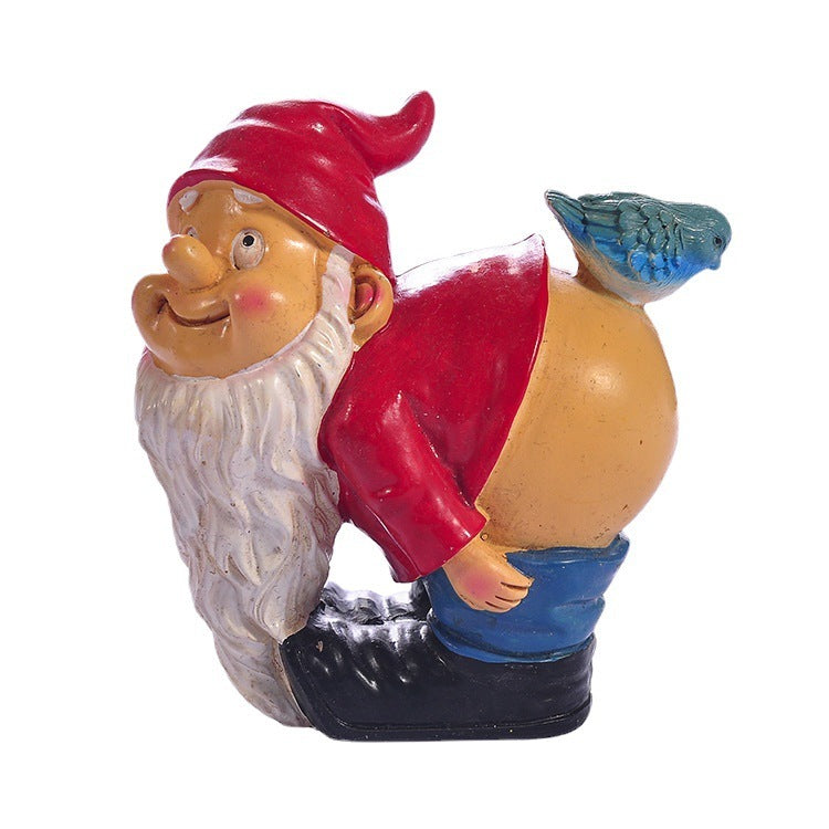 Garden Dwarf Resin Carving Ornament