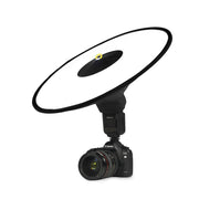 44cm Conical Annular Soft Light Lampshade with 15.5cm Inner Ring for Top Flash
