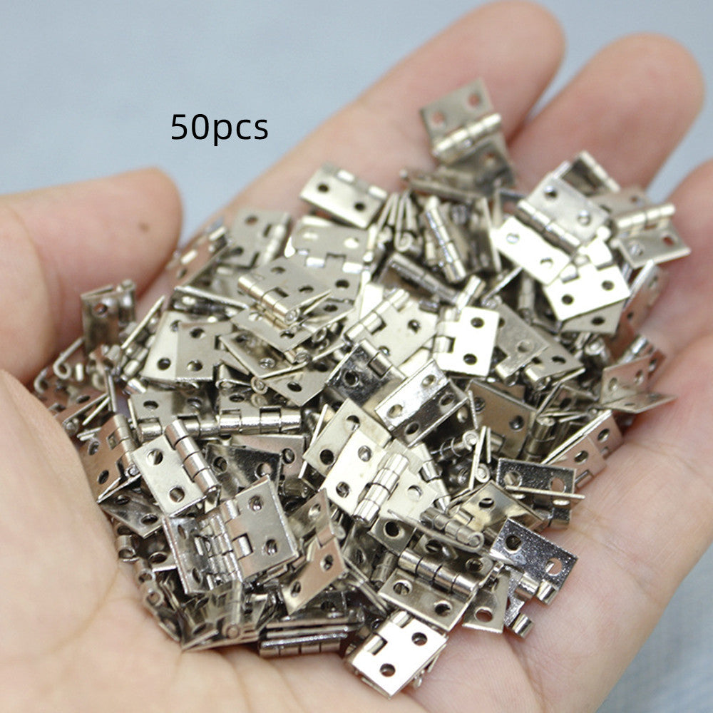 2 Points Mini Hinge With Nails Folding Flat