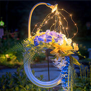 Solar Copper Wire LED Vines String Light Waterproof Garden
