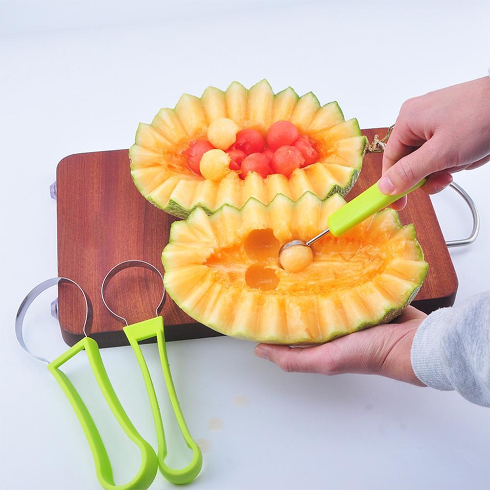 3-in-1 Stainless Steel Fruit Ball Spoon – Multi-Purpose Kitchen Digging Tool