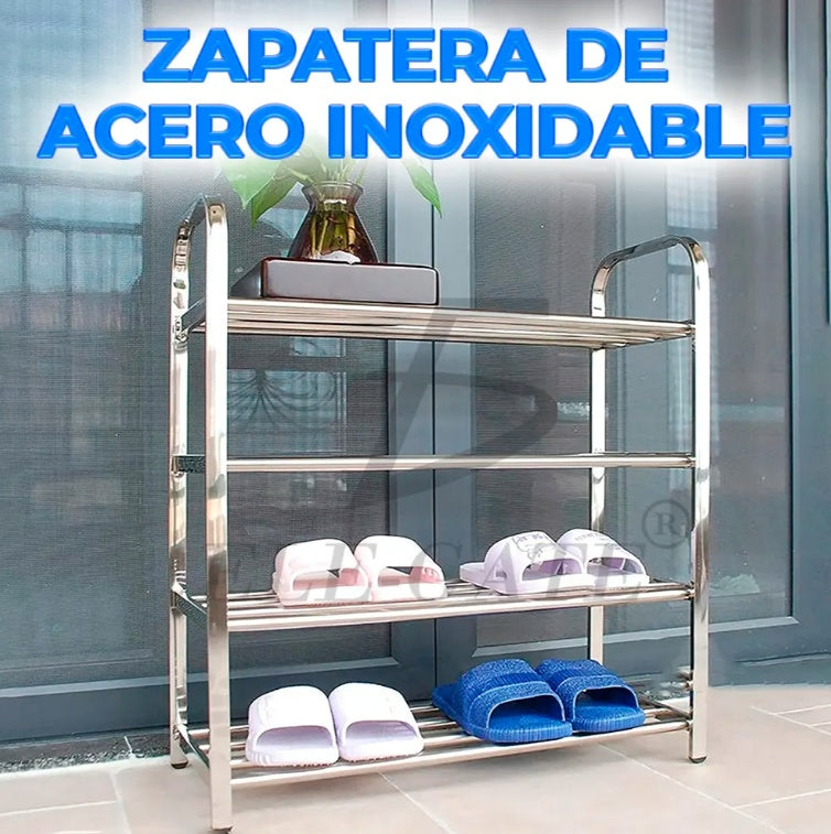 4 Tier Stainless Steel Shoe Organizer