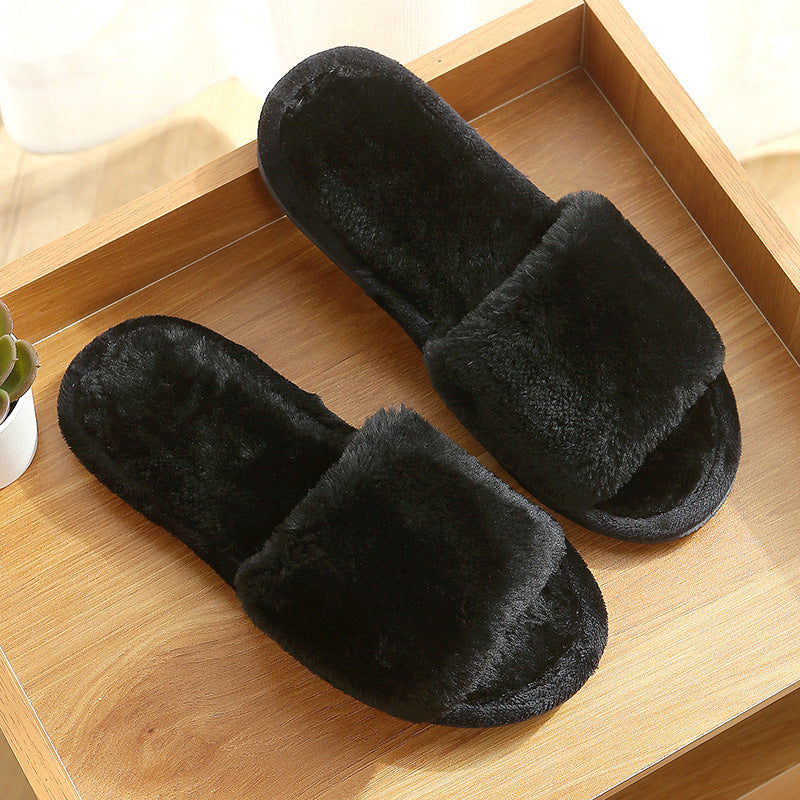Cotton Slippers Floor Non-slip Warm Korean Women's