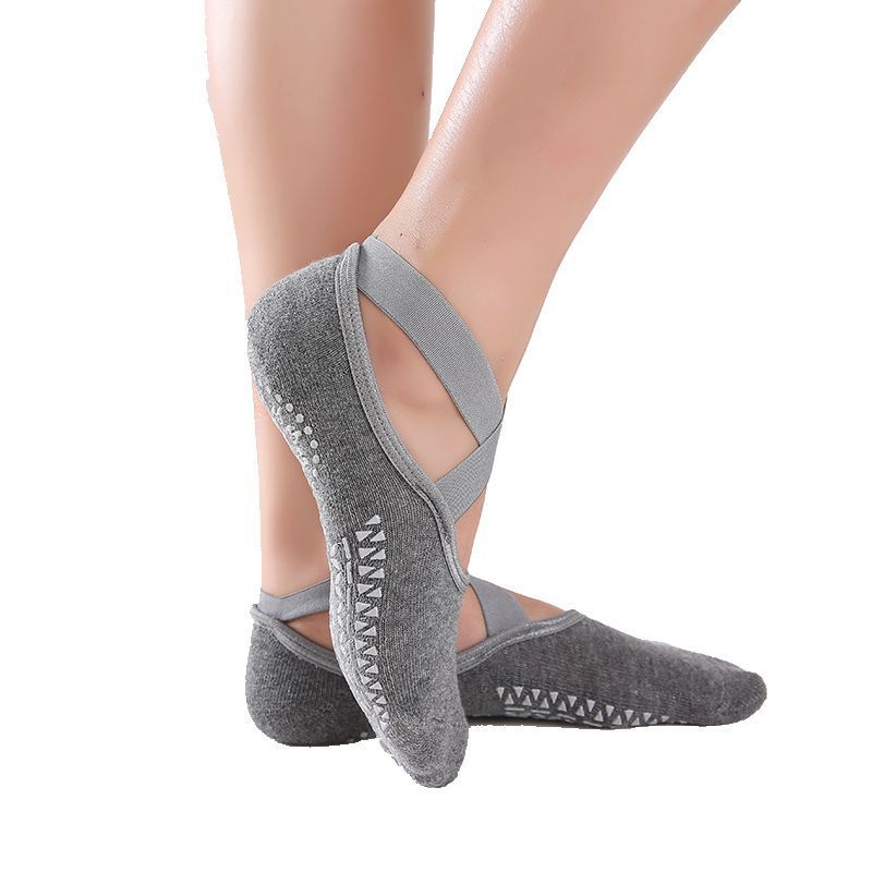 Cross belt yoga socks