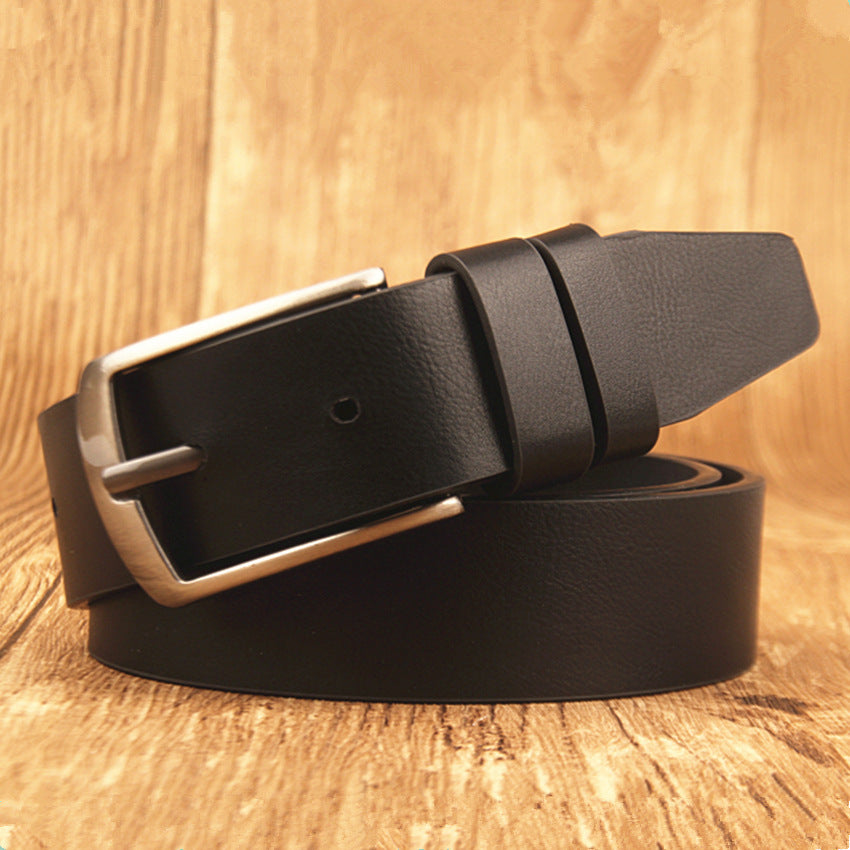 Men's Imitation Leather Pin Buckle Belt